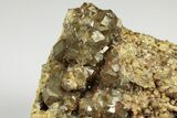 Olive Topazolite Garnet Cluster - Quartzite Mountain, Arizona #188301-2
